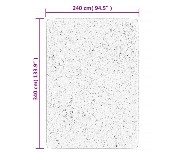 OVIEDO bézs rövid szálú szőnyeg 240 x 340 cm