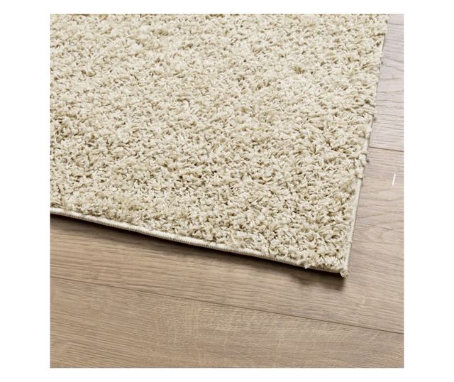 PAMPLONA arany magas szálú bolyhos modern szőnyeg 240 x 340 cm