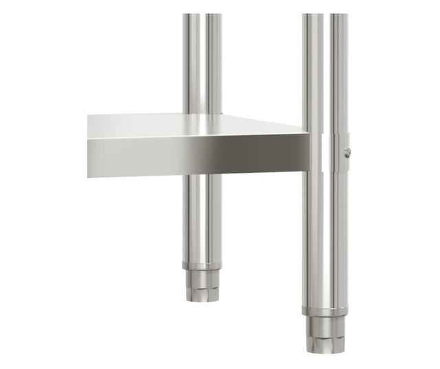 rozsdamentes acél konyhai munkaasztal 82,5 x 55 x 85 cm