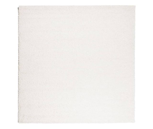 PAMPLONA krémszínű magas szálú bolyhos modern szőnyeg 240x240cm