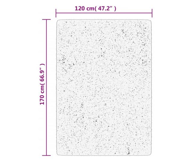 OVIEDO türkiz rövid szálú szőnyeg 120 x 170 cm