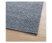 PAMPLONA kék magas szálú bolyhos modern szőnyeg 160 x 160 cm