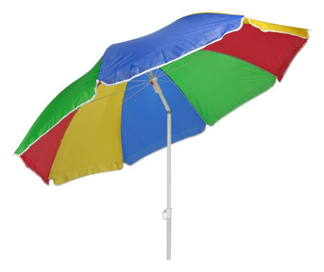 Umbrelă de soare de plajă, multicolor, 150 cm