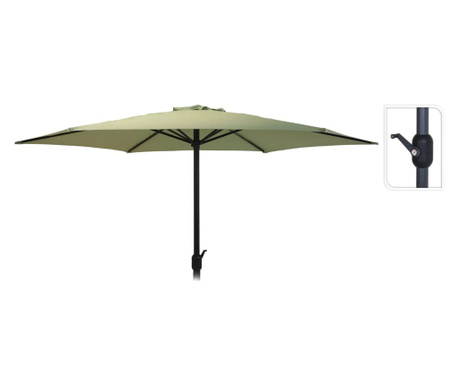 ProGarden Umbrelă de soare Monica, verde, 270 cm