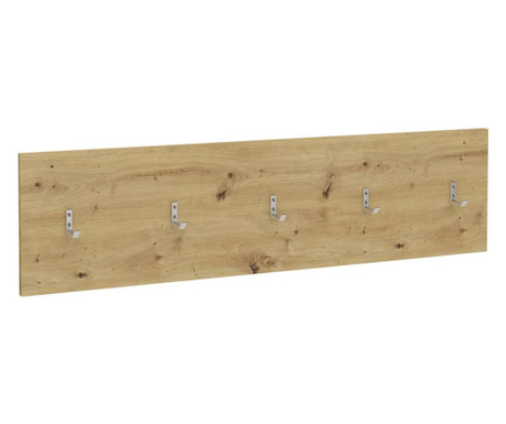Cuier pentru perete, stejar artizanal, 108,9x1,5x28,1 cm