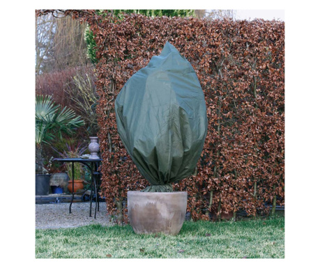 Husă anti-îngheț din fleece, verde, 2,5 x 3 m, 70 g/m²