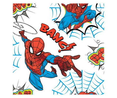 Tapet „Kids @ Home Spiderman Pow”, alb