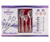 Комплект прибори Bohmann BH 7124MR, 24 части, Кутия, Неръждаема стомана, Сив - Код G8618