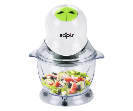 Чопър/Зеленчукорезачка SAPIR SP 1111 N, 400W, 1 литър, 2 скорости, Бял - Код G8035