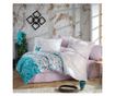 Луксозен спален комплект HB FELICITA TURKUAZ 100% cotton , POPLIN