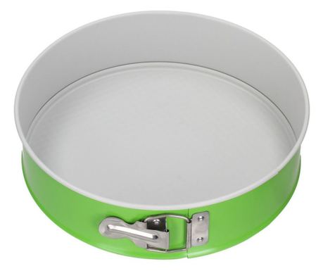 Forma tort 24cm, baza detasabila, invelis antiaderent, verde, SNB 