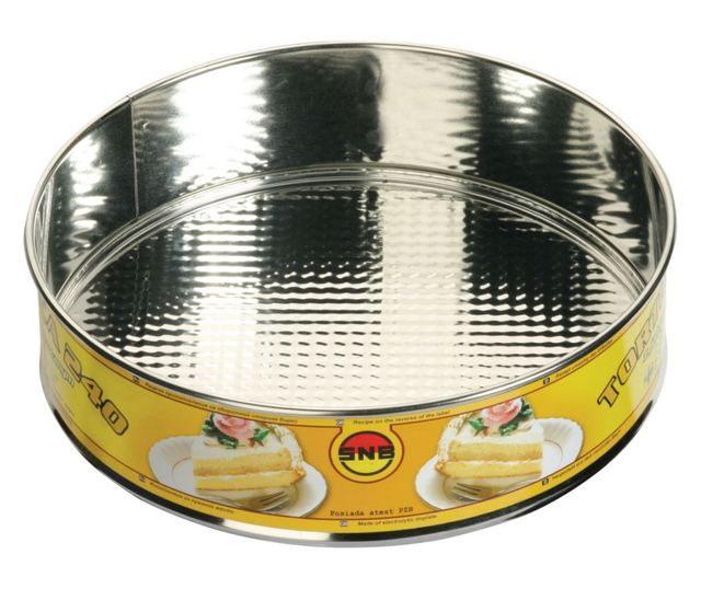 Forma tort 22cm, baza detasabila si texturata, SNB