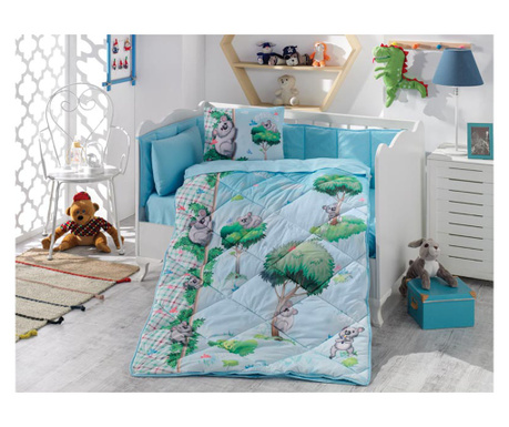 Детски спален комплект 4 KAOLA части, памук и поликотон