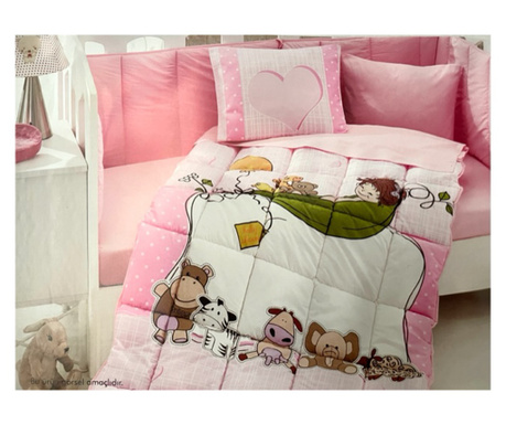Детски спален комплект MERRY 4 части, памук и поликотън