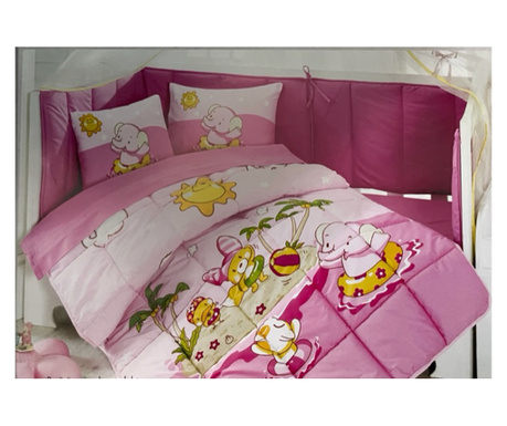 Детски спален комплект SUNNY 4 части, памук и поликотън