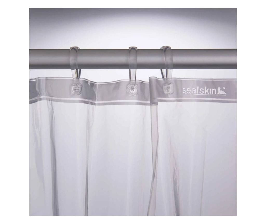 Firanka prysznicowa Sealskin Clear, przezroczysta, 180 cm, 210041300 - 2