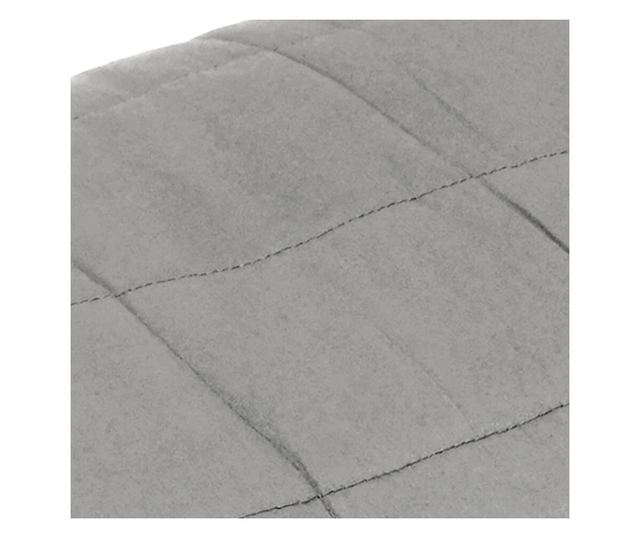 Утежечено одеяло, сиво, 152x203 см, 11 кг, текстил