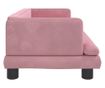 Dječja sofa, ružičasta, 80x45x30 cm, baršun