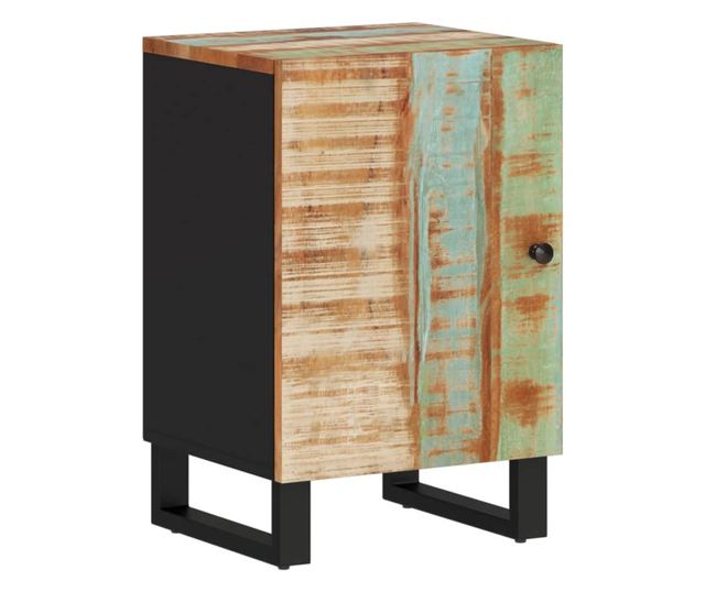 Σετ Επίπλων Μπάνιου, 5 Τεμαχίων, Μασίφ Ανακυκλωμένο Ξύλο