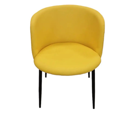 Стол, жълт цвят, 75h см