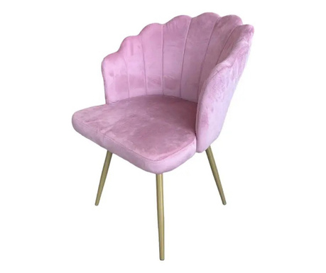 Стол, розов цвят, 51x80h см