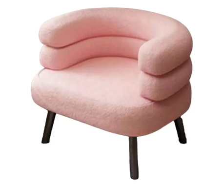 Стол, розов цвят, 74x58x66h см