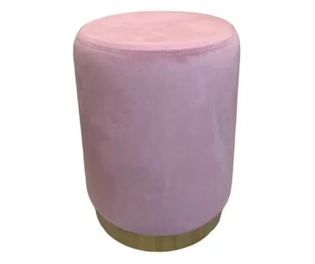 Табуретка, розов цвят, 32x44h см