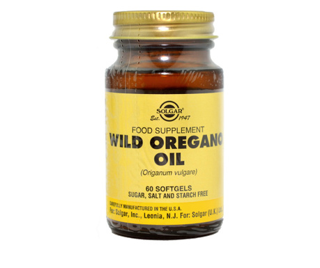 Supliment alimentar Wild Oregano Oil, 60 softgel