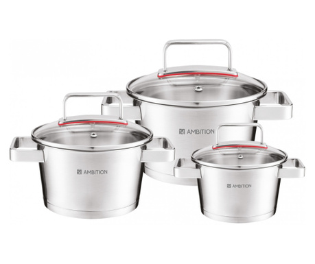 Set oale AMBITION Selection, 6 piese, inox
