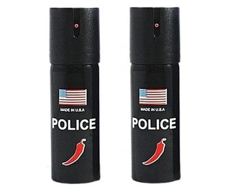 Set od 2 spreja za paralizu čilija američke policije, IdeallStore®, 60 ml, kutija uključena