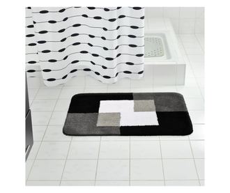 RIDDER Килим за баня Coins 60x90 см, сив, 7103307