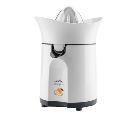 Storcator de citrice ETA Orangino 2033 90000, 60 W, 0.3 litri, filtru din otel inoxidabil, gri/alb