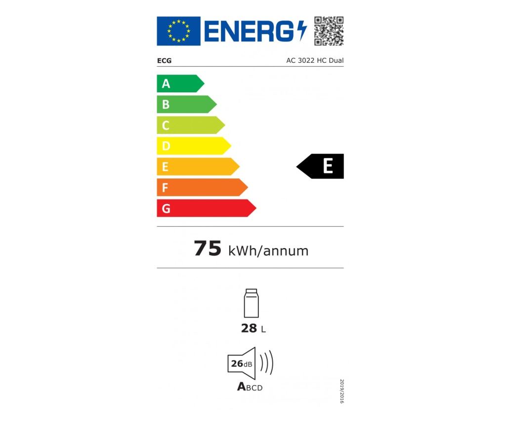 Lada frigorifica auto cu functie de incalzire si racire ECG AC 3022 HC Dual, 28 L, 12V, 230V, mod ECO, gri/verde - 10