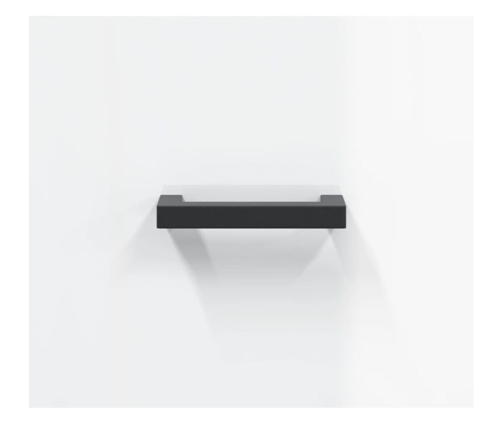 Kredenca, bijela visokog sjaja, 100x36x60 cm, kompozitno drvo - 9