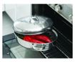 Tava ovala cu gratar Judge Speciality Cookware, otel inoxidabil, 32x22x15 cm, argintiu