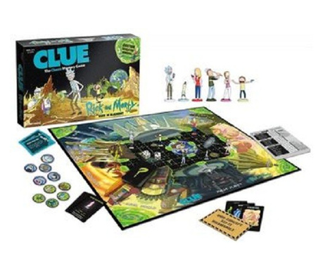Cluedo Rick and Morty angol nyelvű társasjáték