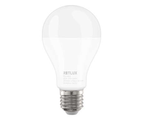 Retlux RLL 462 LED A67 izzó 20W 2050lm 3000K E27 - Meleg fehér