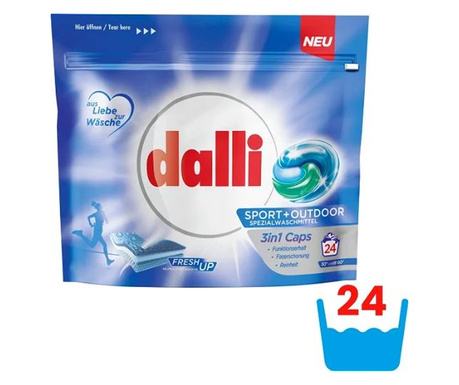 Dalli Sport & Outdoor univerzális mosókapszula 24db (4012400520367)