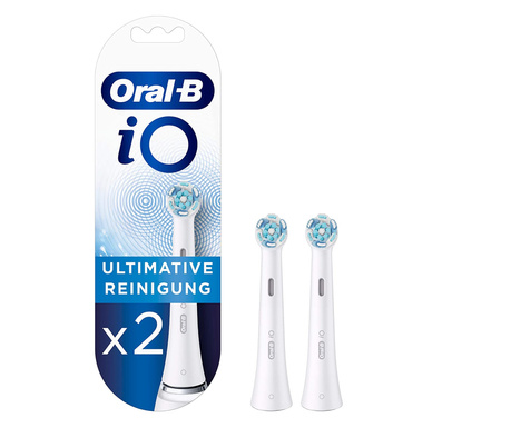 Oral-B iO Ultimate Clean Elektromos Fogkefe fej - Fehér (2db)