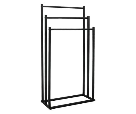 Poldo Crni Metalni Držač za Ručnike 44x21,5x86 cm