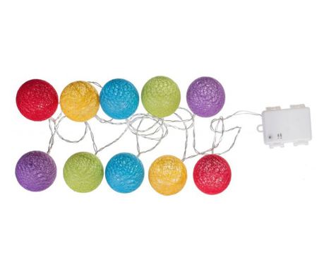 Комплект от 6 LED гирлянди, 6x210 см