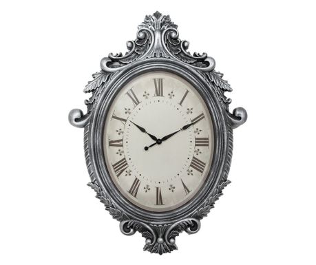 Gray Plastic Wall Clock 56x6x76 cm