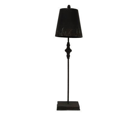 Vintage crna smeđa metalna podna lampa 20x75 cm
