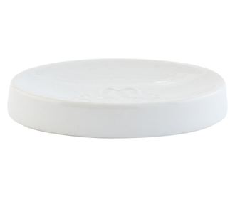 Savoniera ceramica alba 12x8x2 cm