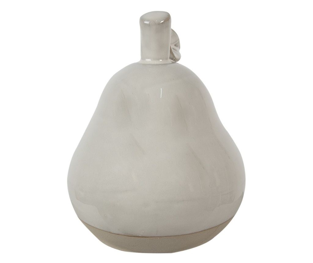 Διακοσμητική Σφαίρα από Μπεζ Πορσελάνη 11x13 εκ. - 3