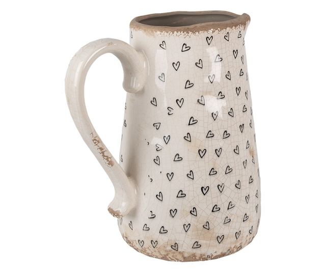 Carafa decorativa ceramica Heart 21x15x23 cm