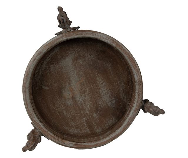 Tava decorativa lemn maro 33x13 cm