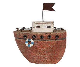 Ξύλινο διακοσμητικό σκάφος 10x4x12 cm
