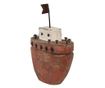 Ξύλινο διακοσμητικό σκάφος 10x4x12 cm