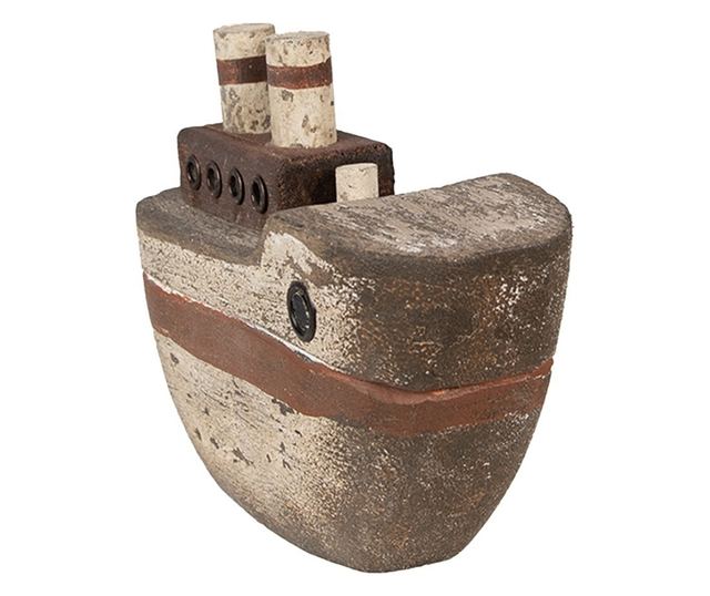 Ξύλινη διακόσμηση βάρκας 15x6x12 εκ